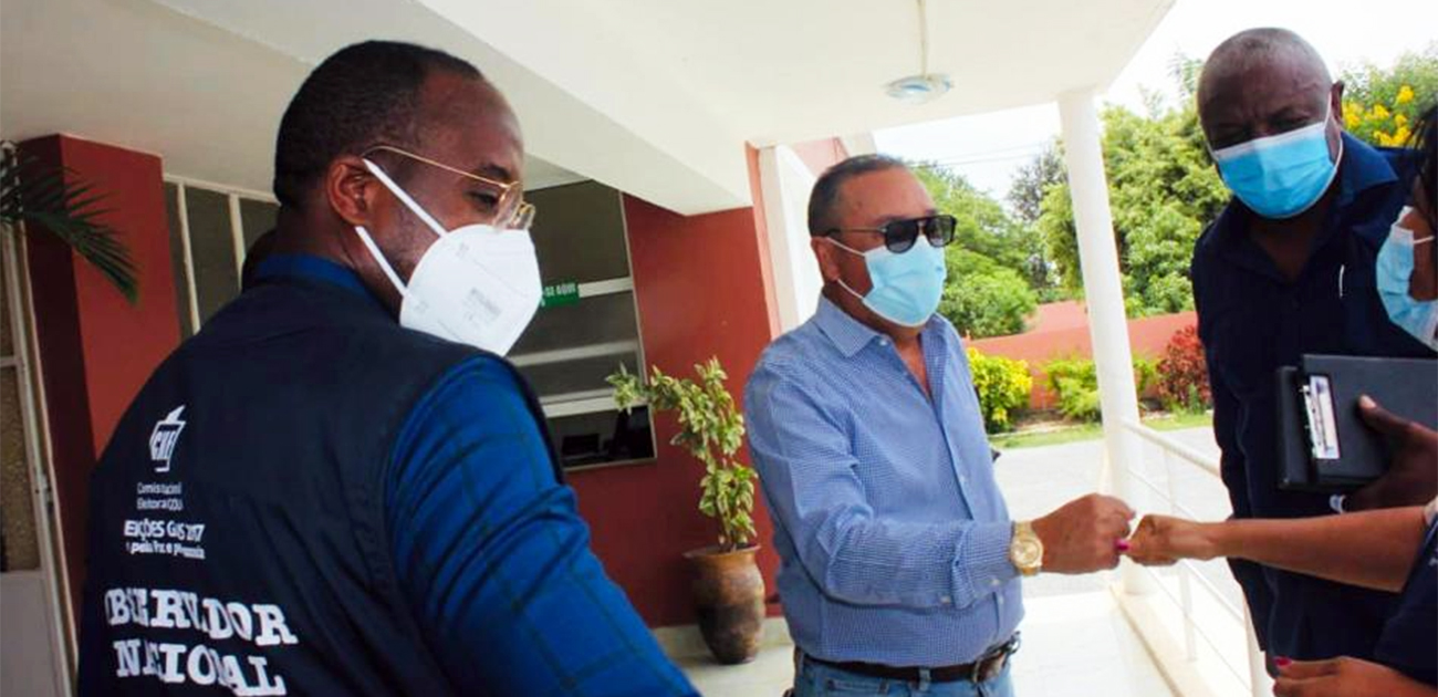 CNE realiza visitas de Supervisão do Registo Eleitoral Presencial no Município da Chibia, Província da Huila
