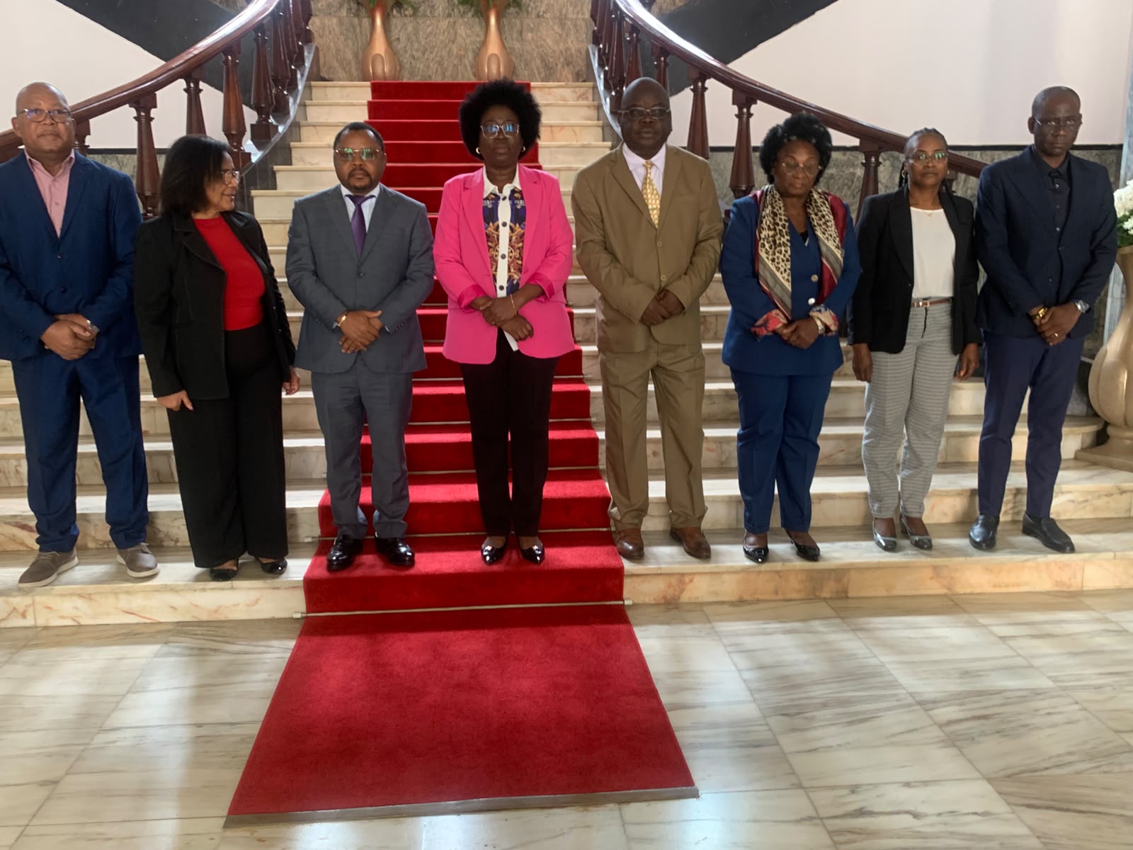 Presidente da CPE Uíge Avelino Martins  já em funções.